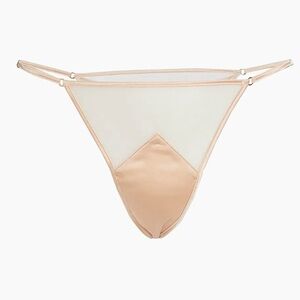 NWT Kiki de Montparnasse Peep Show G-String Thong in Blush